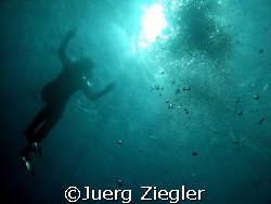 Hi - are you in the water also ?

Sabang, Puerto Galler... by Juerg Ziegler 